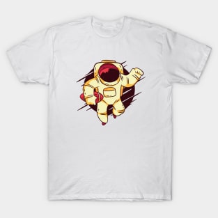 Astronaut Football T-Shirt